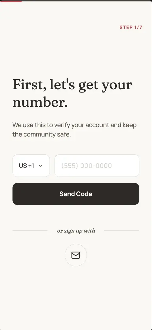 Soon - Step 1: Contact Entry