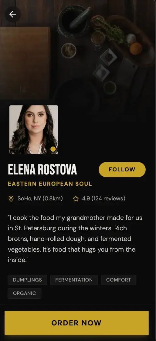 Off Menu - Not Following