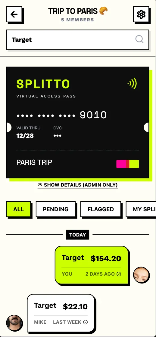 Splitto - Search Active